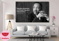 Martin Luther King Canvas Wall Art, Martin Luther King Poster, American Minister Poster, Black Lives Matter POSTER or CA
