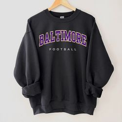 baltimore football sweatshirt , unisex vintage baltimore crewneck, oversized football sweatshirt , gift for football fan