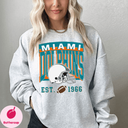 vintage miami football unisex tshirt and crewneck, miami dolphins sweatshirt, american football sweatshirt, miami dolphi