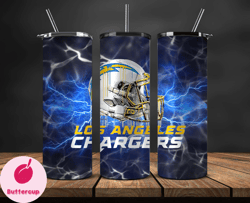 Los Angeles Chargers Tumbler, American Football Tumbler PNG -09