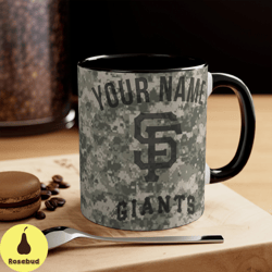 san francisco giants mlb accent coffee mug, 11oz