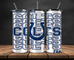 indianapolis colts tumbler, american football team 20oz skinny tumblers