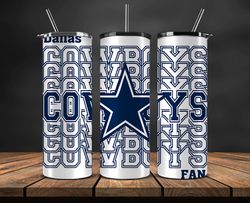 dallas cowboys tumbler, american football team 20oz skinny tumblers