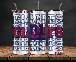 new york giants tumbler, american football team 20oz skinny tumblers