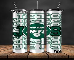 new york jets tumbler, american football team 20oz skinny tumblers