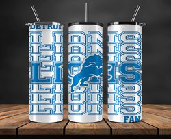 detroit lions tumbler, american football team 20oz skinny tumblers