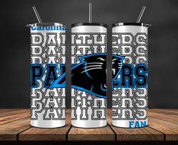 carolina panthers tumbler, american football team 20oz skinny tumblers