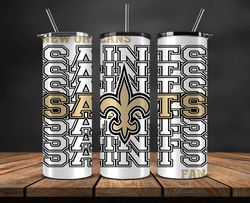 new orleans saints tumbler, american football team 20oz skinny tumblers