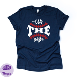 baseball tee, tis the season baseball, baseball season, baseball fan design on premium bella  canvas unisex shirt,