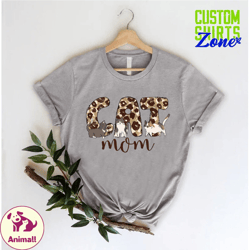 cat mama shirt,gift for mom,cat mom shirt,cat shirt,leopard patterned tee,cat graphic shirt,cat gift for mom,cat lovers