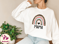 cute rainbow mama shirt, mama shirt, pregnancy announcement, baby shower gift, rainbow baby shirt, rainbow mom shirt