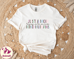 just a mom trying to raise kind human, cute pregnancy shirt, mom shirt, cute mama tshirt, baby shower gift for mom, leop