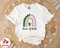 mom of both shirt, rainbow mom shirt, toddler mom shirt, boy maker shirt, shirt for girl maker, mom life shirt, gift for