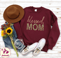 christmas mom gift sweatshirt kids names shirt mom gift custom tshirt plus size mom mothers day gift, birthday gift momm