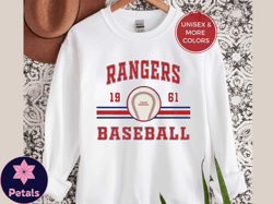 rangers baseball crewneck sweatshirt ,texas rangers crewneck sweatshirt  vintage baseball texas sports tee, graphic base