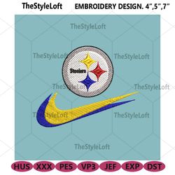 pittsburgh steelers nike swoosh embroidery design download