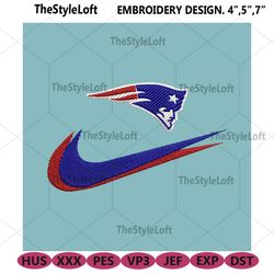 new england patriots nike swoosh embroidery design download