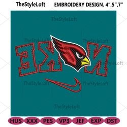 arizona cardinals reverse nike embroidery design download file