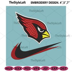 arizona cardinals nike swoosh embroidery design download png