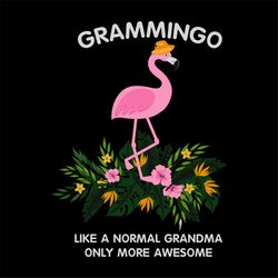 gramingo, grammingo svg, flamingo, flamingo svg, like a normal grandma, svg, dxf, eps