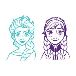 frozen, elsa princess, anna princess,disney, disneyland, disney world, disney character, disney town, disney svg, digita