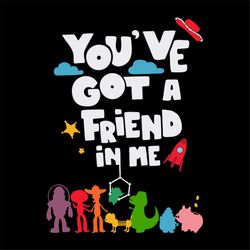 you've got a friend in me, toy story, disney svg