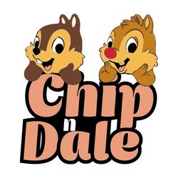 chip and dale disney style outfit svg