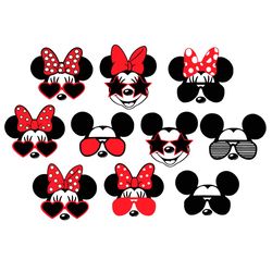 mickey and minnie mouse sunglasses svg, disney svg, mickey mouse svg, minnie mouse svg, sunglasses svg, childrens gift s