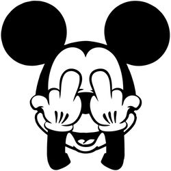 mickey mouse middle finger svg, disney svg, mickey mouse svg, mouse svg, mickey finger svg, childrens gift svg, friend g