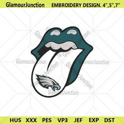 rolling stone logo philadelphia eagles embroidery design download file