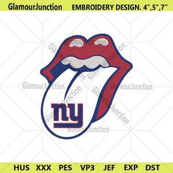 rolling stone logo new york giants embroidery design download file