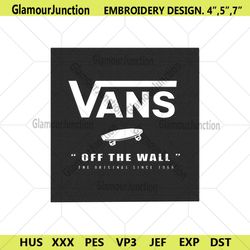 vans of the wall original logo embroidery download file