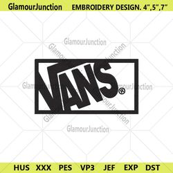 vans outline box logo embroidery design download