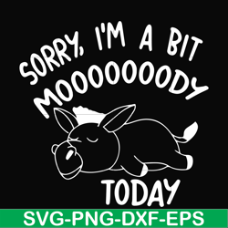 sorry i'm a bit moooody today svg, png, dxf, eps file fn000226