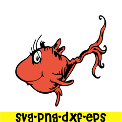 smiling red fish svg, dr seuss svg, cat in the hat svg ds205122325