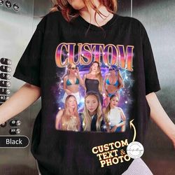 custom bootleg rap comfort colors tee, custom photo, vintage graphic 90s tshirt, custom y