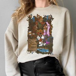 disney robin hood characters sweatshirt, vintage robin hood tshirt, robin hood family, rob