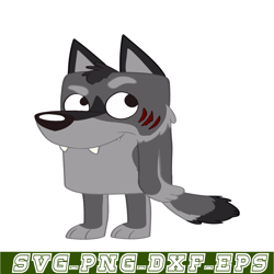 wolf bluey character svg png pdf bluey character svg bluey cartoon svg