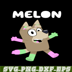 melon bluey svg png pdf