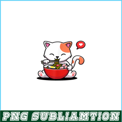 kitty enjoy ramen png, anime manga png, japanese food png