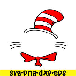 the hat svg, dr seuss svg, cat in the hat svg ds205122321