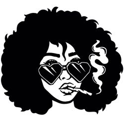 afro girl smoking joint svg, black girl svg, rasta girl smoking svg ,smoking marijuana svg, smoking cannabis svg, afro g