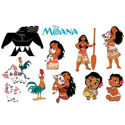 moana disney bundle svg