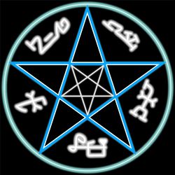 supernatural devils trap symbol blue svg,svg,bumper sticker svg,geek decal svg,supernatural svg,svg cricut, silhouette s