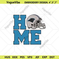 carolina panthers home helmet embroidery design download file