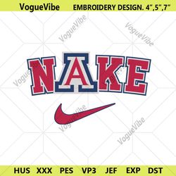 arizona wildcats nike logo embroidery design download file