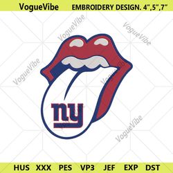 rolling stone logo new york giants embroidery design download file