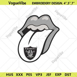 rolling stone logo las vegas raiders embroidery design download file