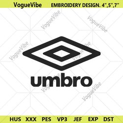 umbro shoes logo embroidery design download