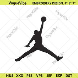 jordan fashion logo embroidery design download